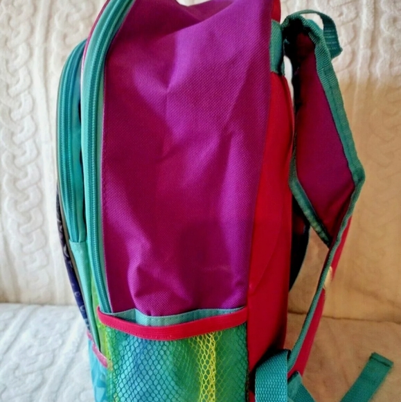 Finding Dory Nemo-Disney/Pixar-Hot Pink 16 in Backpack Travel Tote Bag - Picture 2 of 9